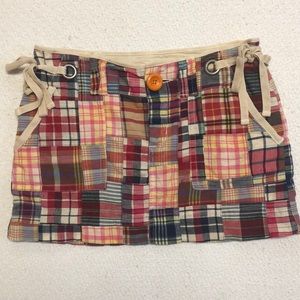 COPY - America Eagle madras skirt.